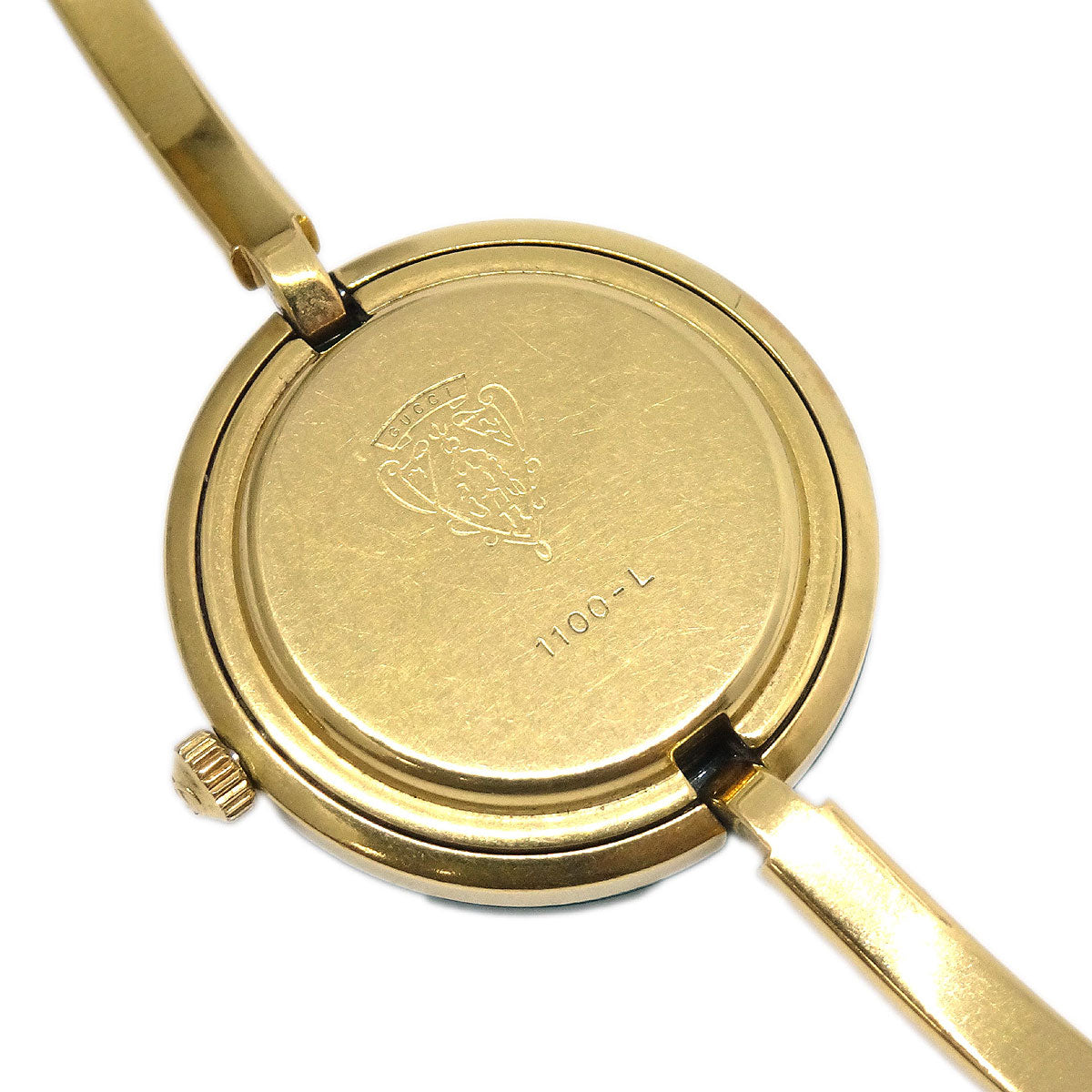 Gucci 1100-L Change Bezel Chameleon Quartz Watch SS