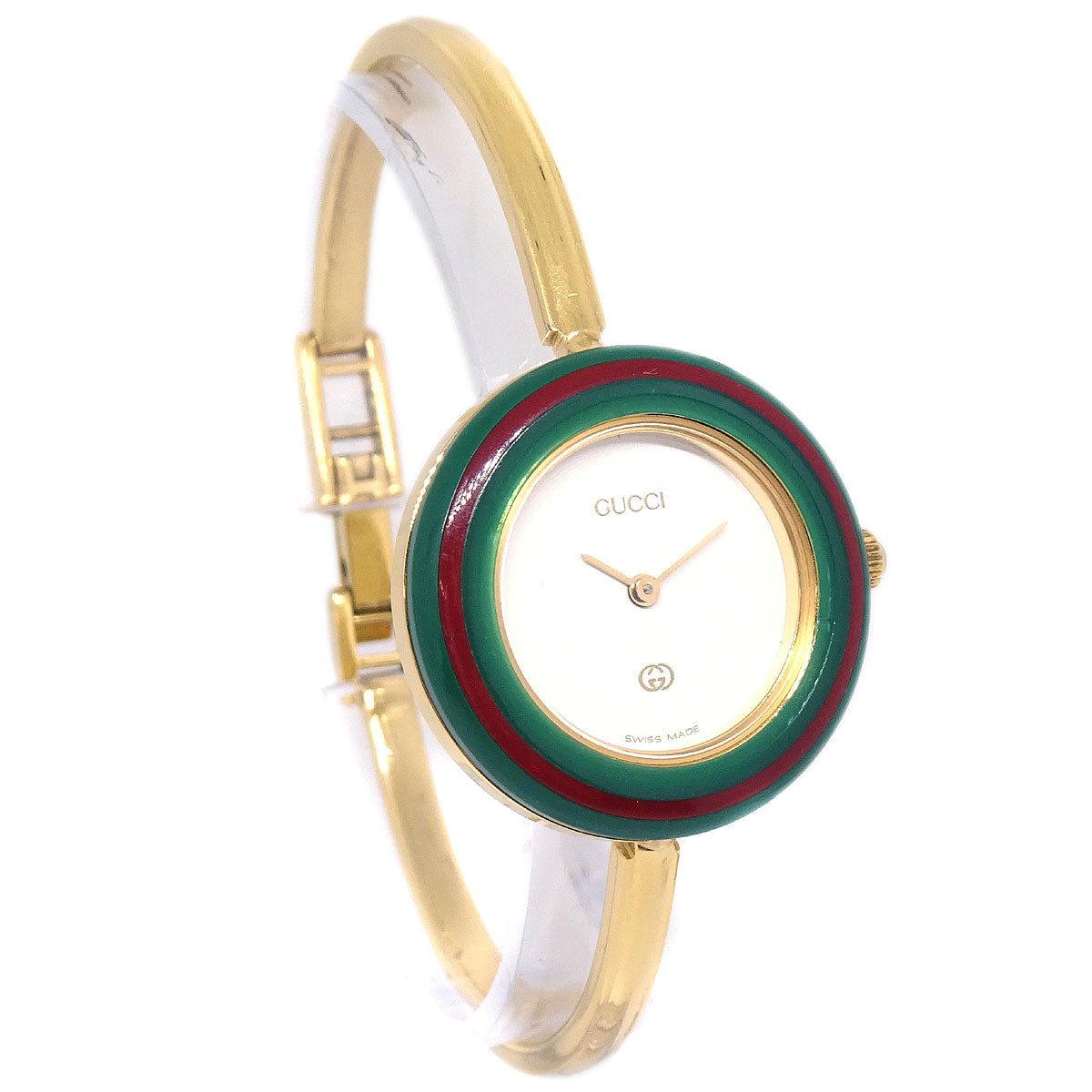Gucci 11/12 Change Bezel Chameleon Quartz Watch SS