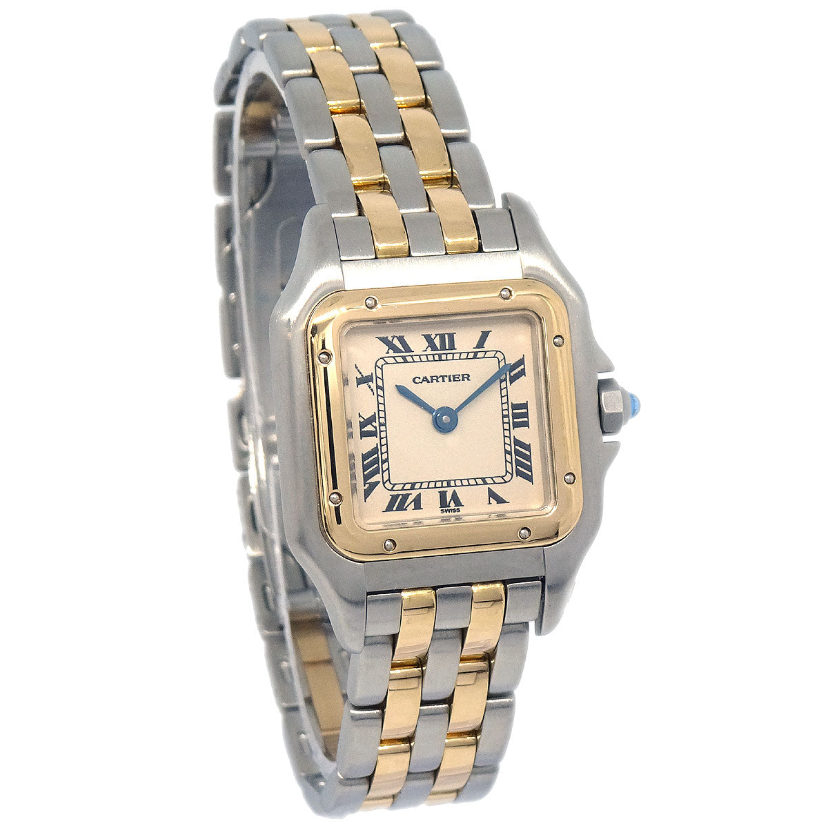 Cartier Panthere SM 2-Row Ref.1057917 Quartz Watch 18KYG SS