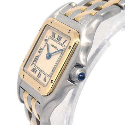 Cartier Panthere SM 2-Row Ref.1057917 Quartz Watch 18KYG SS