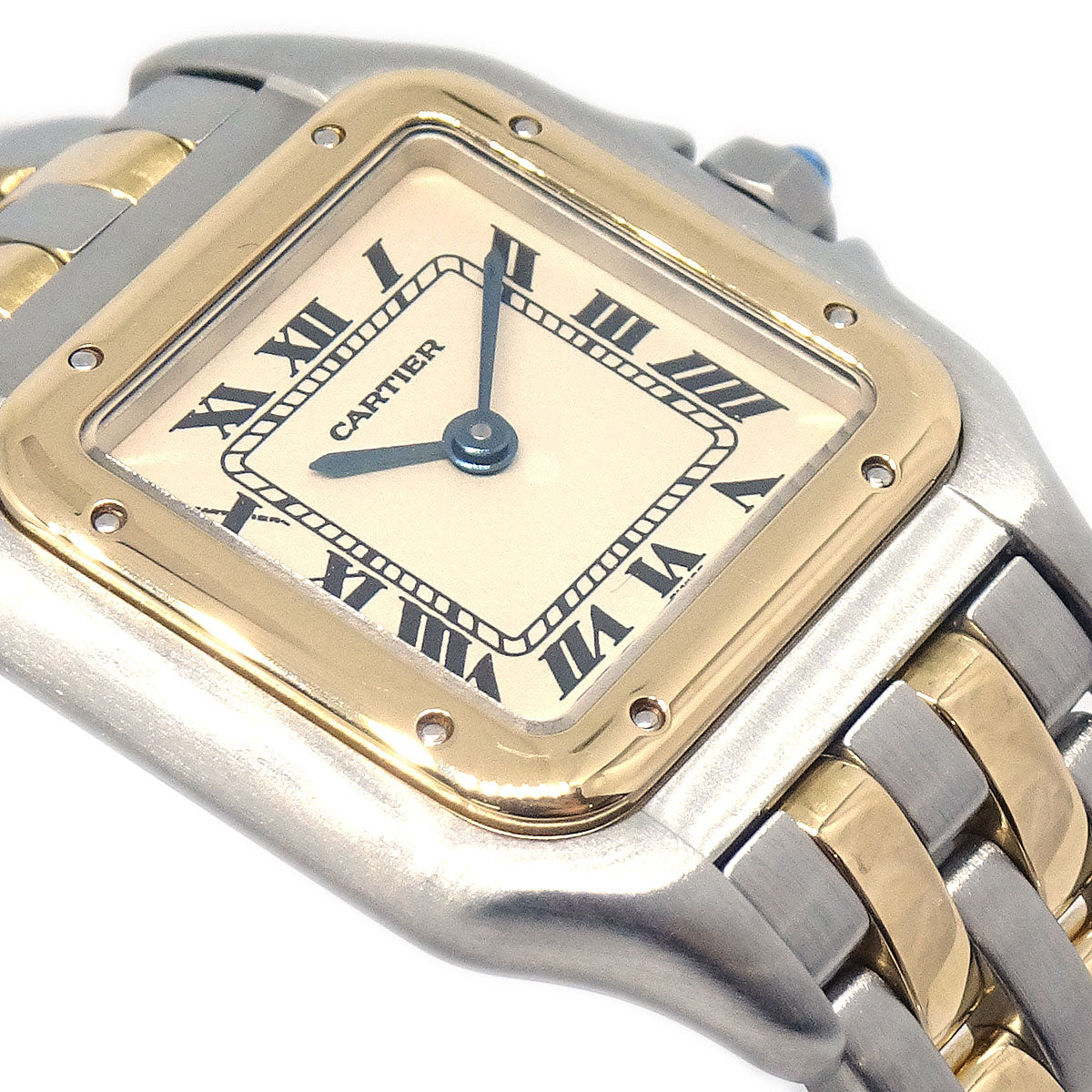 Cartier Panthere SM 2-Row Ref.1057917 Quartz Watch 18KYG SS