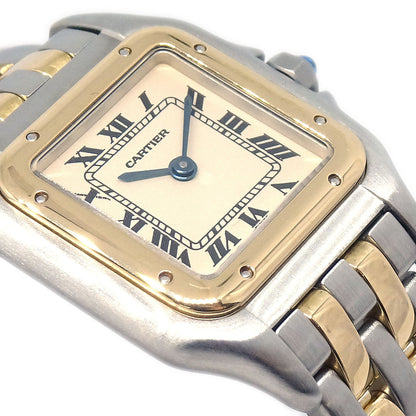 Cartier Panthere SM 2-Row Ref.1057917 Quartz Watch 18KYG SS