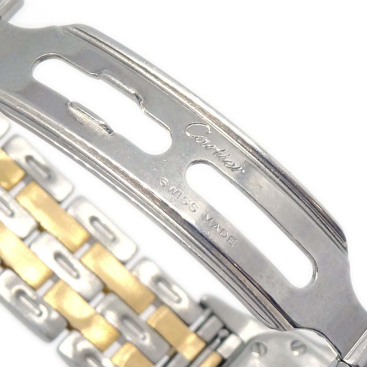 Cartier Panthere SM 2-Row Ref.1057917 Quartz Watch 18KYG SS
