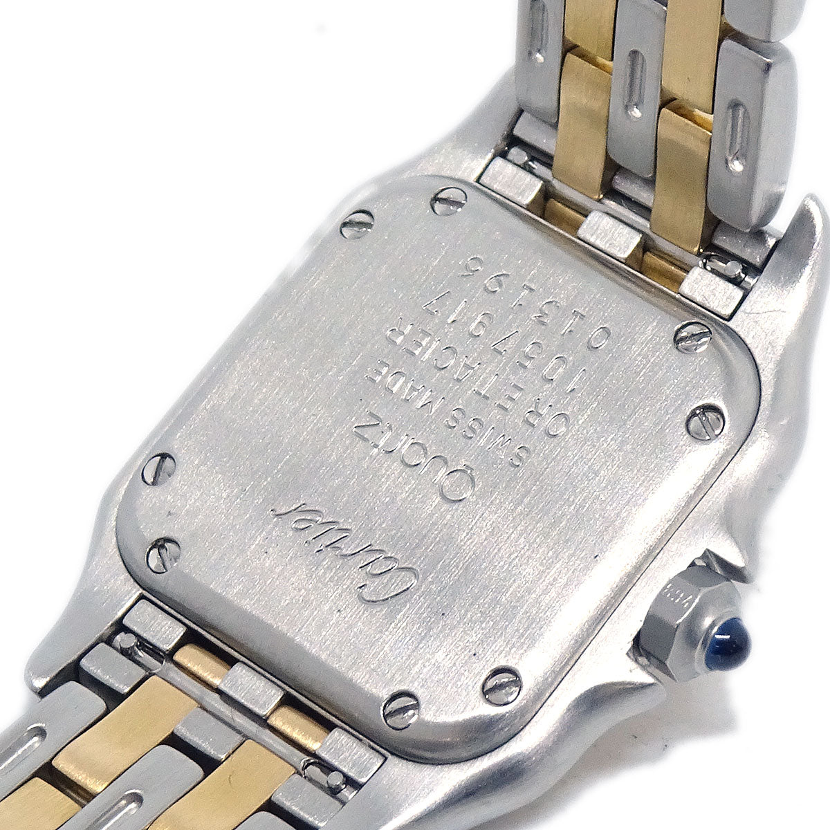 Cartier Panthere SM 2-Row Ref.1057917 Quartz Watch 18KYG SS
