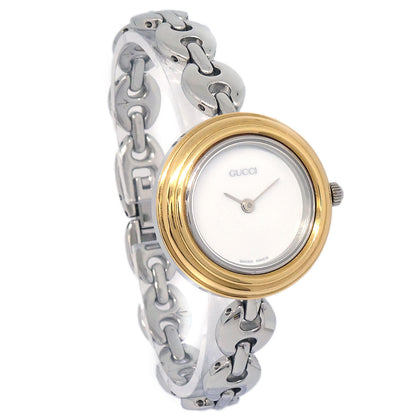 Gucci 11/12.2L Change Bezel Chameleon Quartz Watch SS