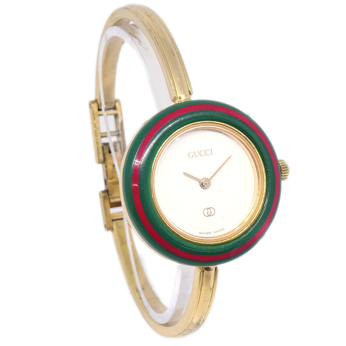 Gucci 1100-L Change Bezel Chameleon Quartz Watch SS