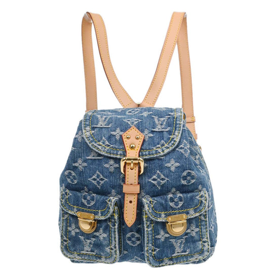 Louis Vuitton Blue Monogram Denim Sac a Dos PM Backpack M95057