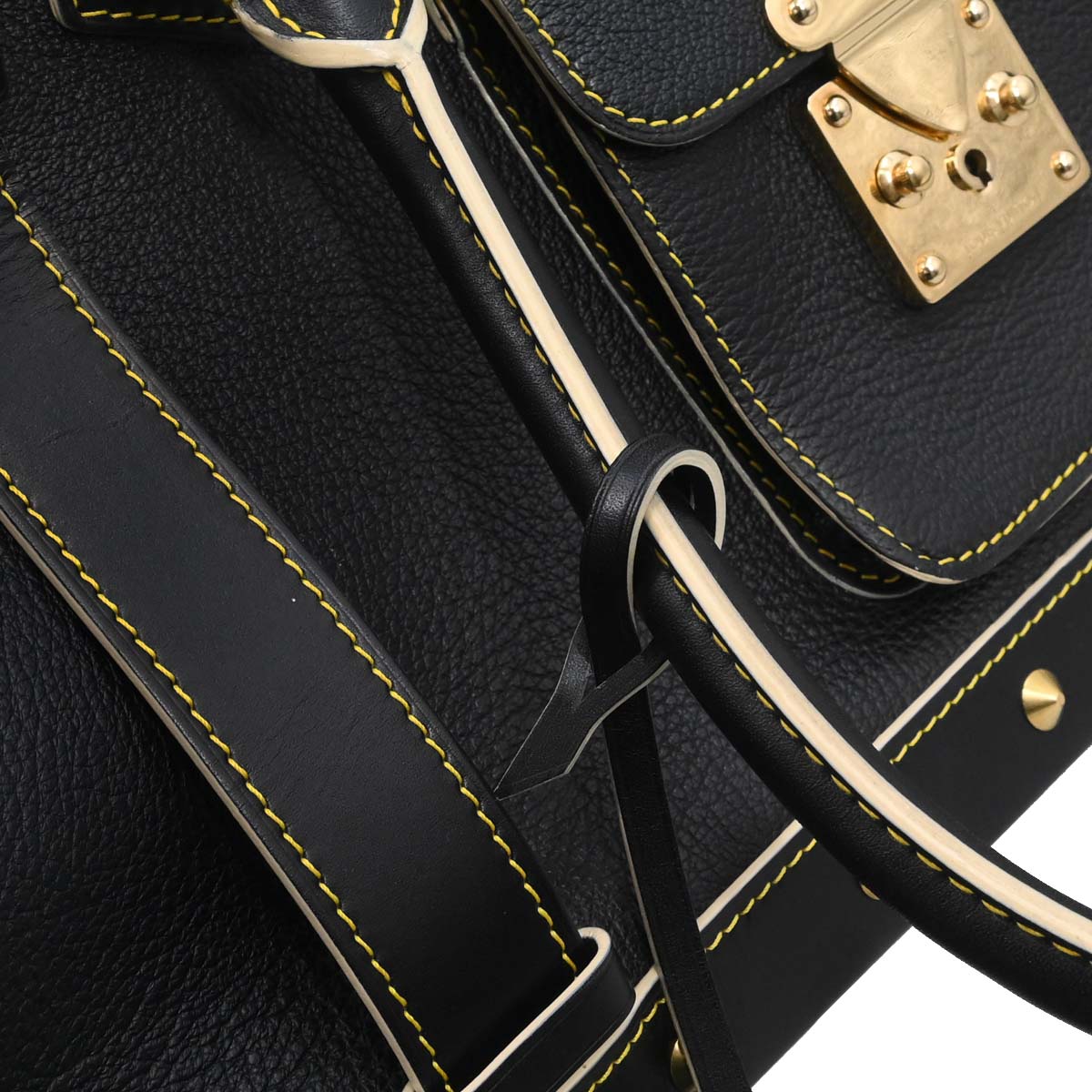 Louis Vuitton Black Suhali Extravagant Handbag M91800