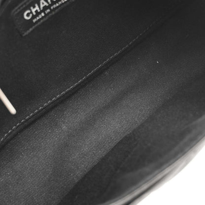 Chanel 2006-2008 Black Lambskin Secret Label Flap Handbag