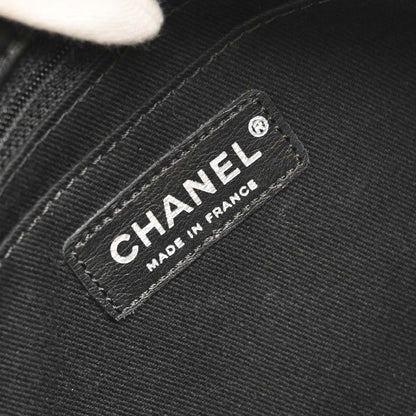Chanel 2006-2008 Black Lambskin Secret Label Flap Handbag