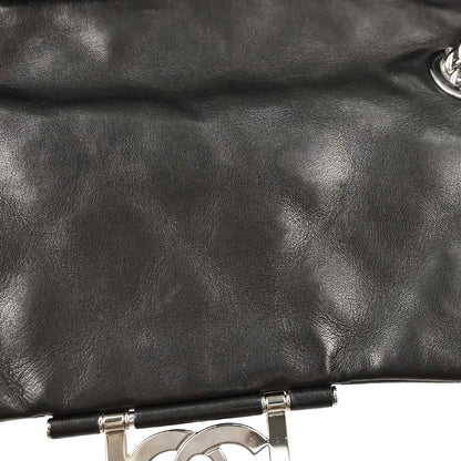 Chanel 2006-2008 Black Lambskin Secret Label Flap Handbag