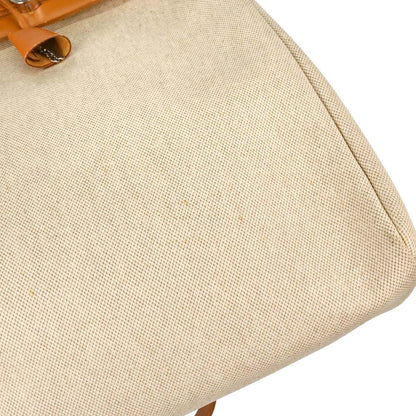 Hermes Beige Toile H Herbag a Dos 2 in 1 Backpack