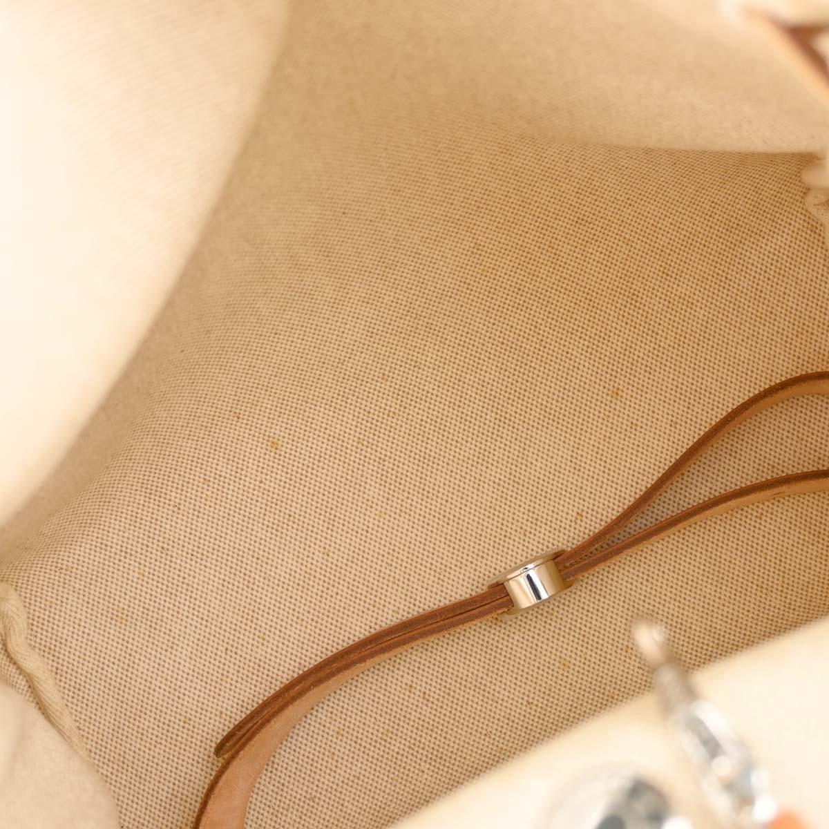 Hermes Beige Toile H Herbag a Dos 2 in 1 Backpack