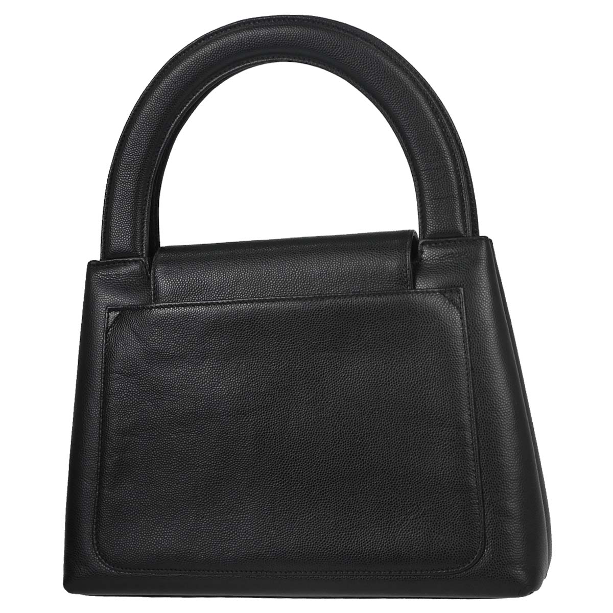 Chanel Black Caviar Skin Handbag