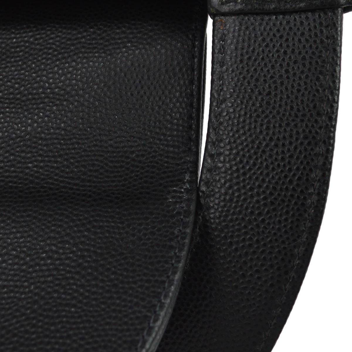 Chanel Black Caviar Skin Handbag