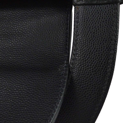 Chanel Black Caviar Skin Handbag