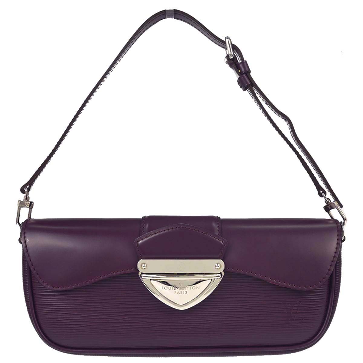 Louis Vuitton Purple Epi Pochette Montaigne Handbag M5929K
