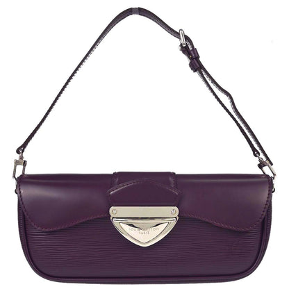 Louis Vuitton Purple Epi Pochette Montaigne Handbag M5929K