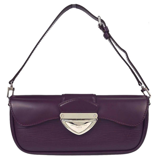 Louis Vuitton Purple Epi Pochette Montaigne Handbag M5929K