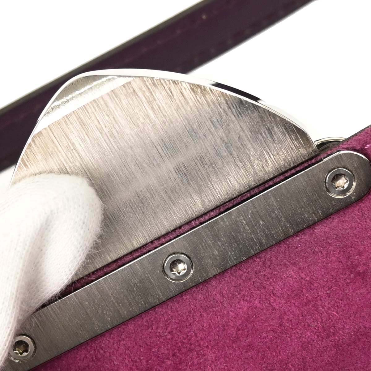 Louis Vuitton Purple Epi Pochette Montaigne Handbag M5929K