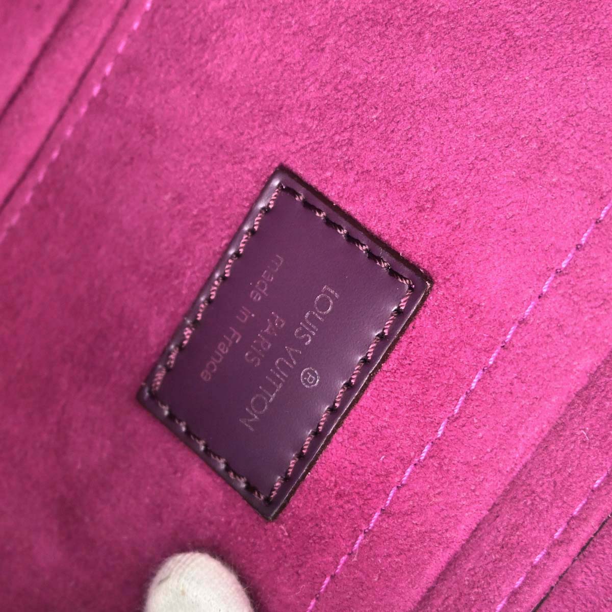 Louis Vuitton Purple Epi Pochette Montaigne Handbag M5929K