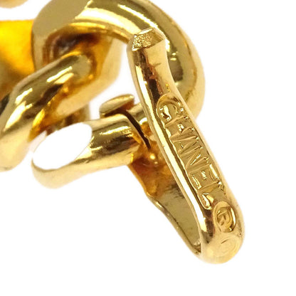 Chanel Chain Belt Medallion Gold Black Small Good