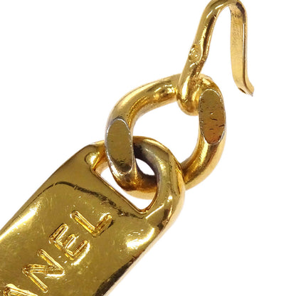 Chanel Chain Belt Medallion Gold Black Small Good
