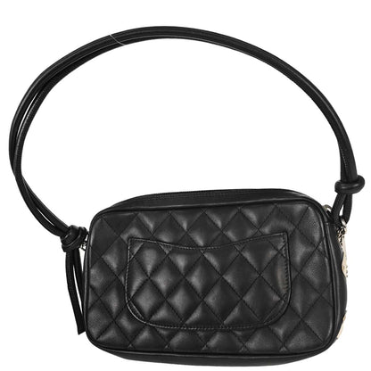 Chanel 2005-2006 Black Calfskin Cambon Ligne Handbag