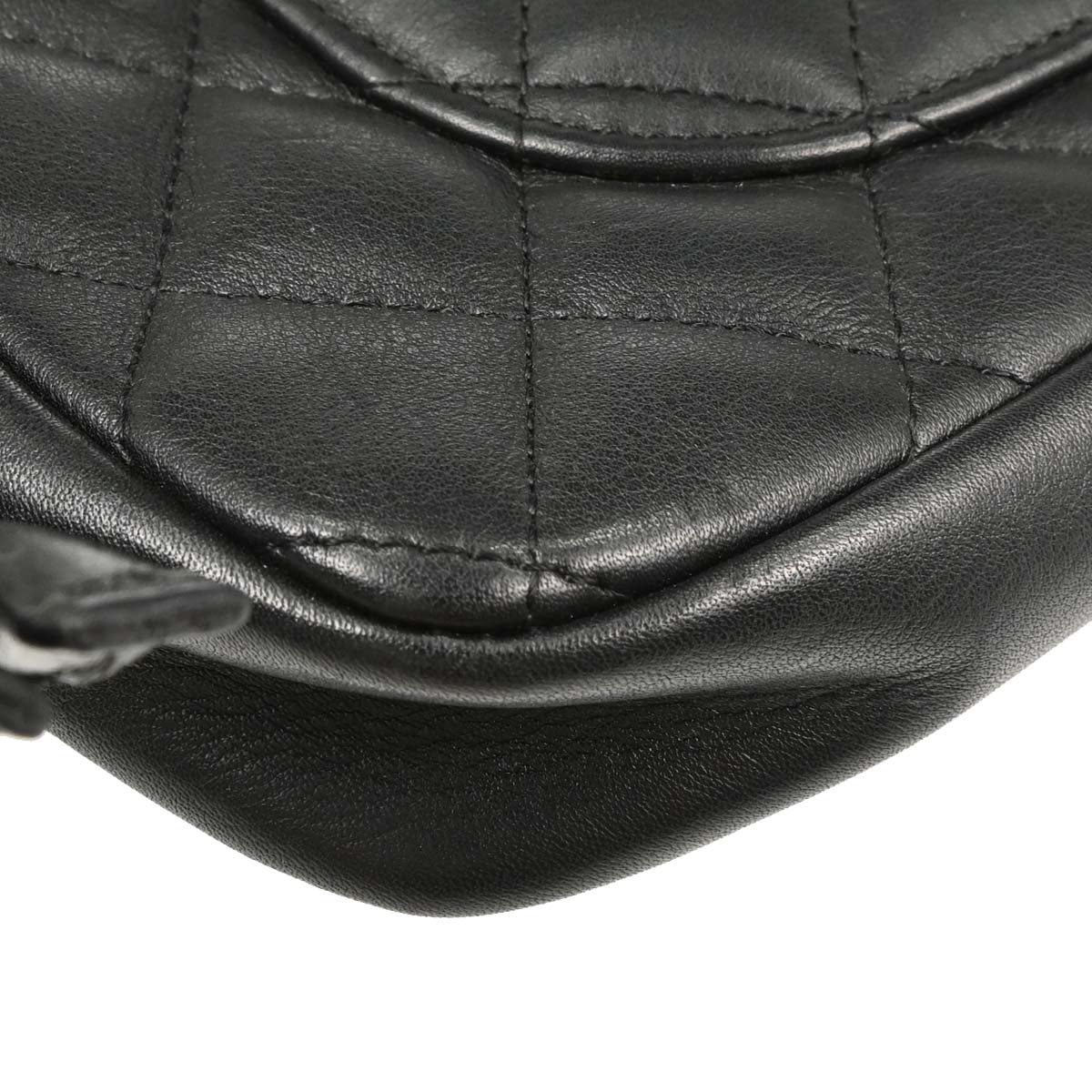 Chanel 2005-2006 Black Calfskin Cambon Ligne Handbag