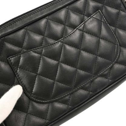 Chanel 2005-2006 Black Calfskin Cambon Ligne Handbag