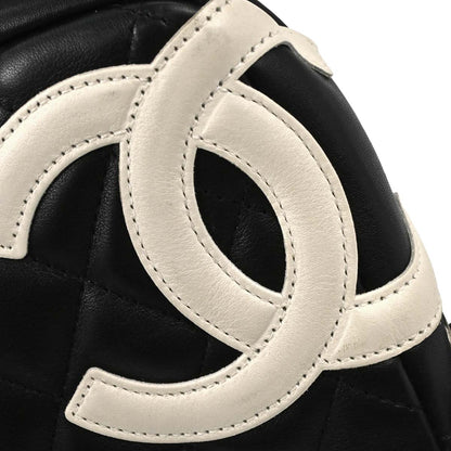 Chanel 2005-2006 Black Calfskin Cambon Ligne Handbag