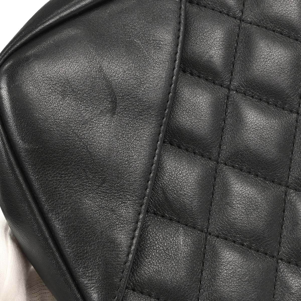 Chanel 2005-2006 Black Calfskin Cambon Ligne Handbag