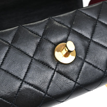 Chanel Black Lambskin Vanity Handbag