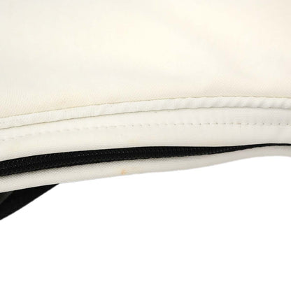 Chanel 2003-2004 White Nylon Sport Line Tennis Racket Case Shoulder Bag