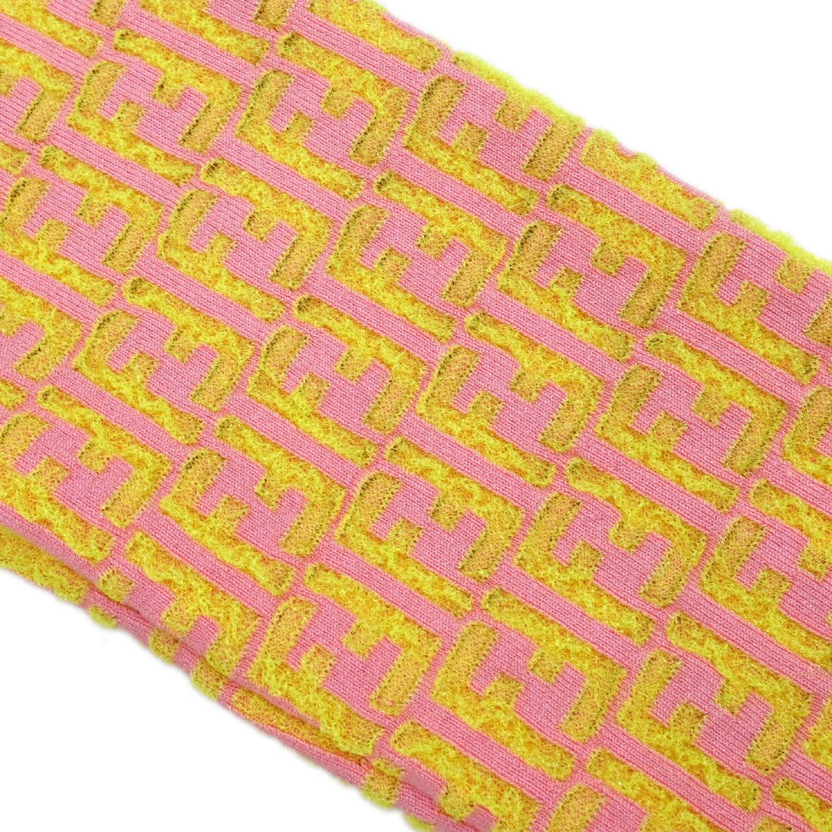 Fendi Zip Up Jacket Zucchino Yellow Pink #40