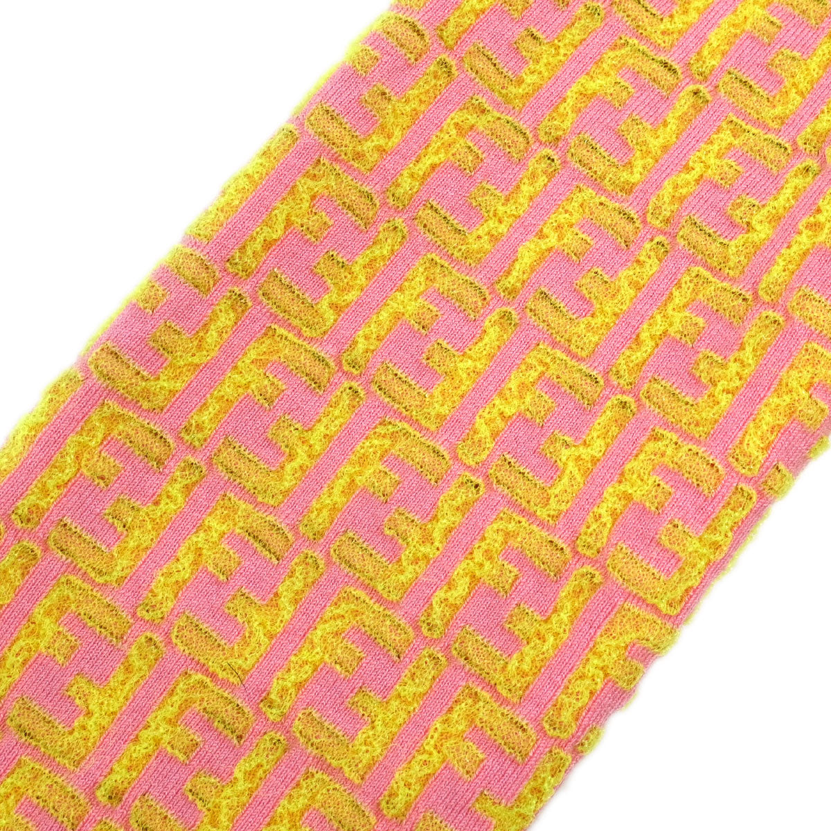 Fendi Zip Up Jacket Zucchino Yellow Pink #40