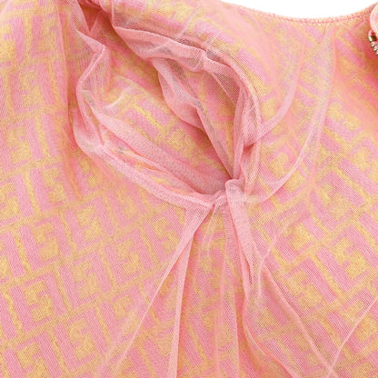 Fendi Zip Up Jacket Zucchino Yellow Pink #40