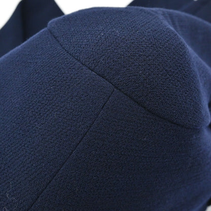 Chanel 1995 Single Breasted Tweed Jacket Navy #38