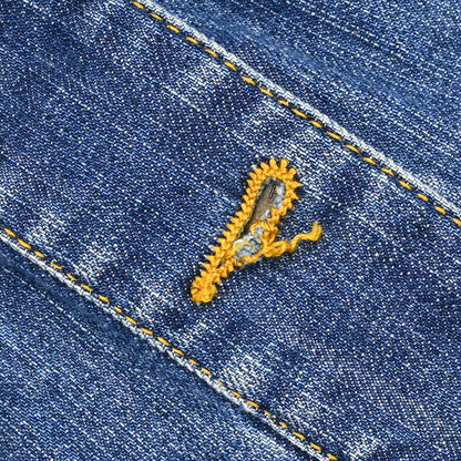 Louis Vuitton 2008 Monogram Denim Jacket Blue #40