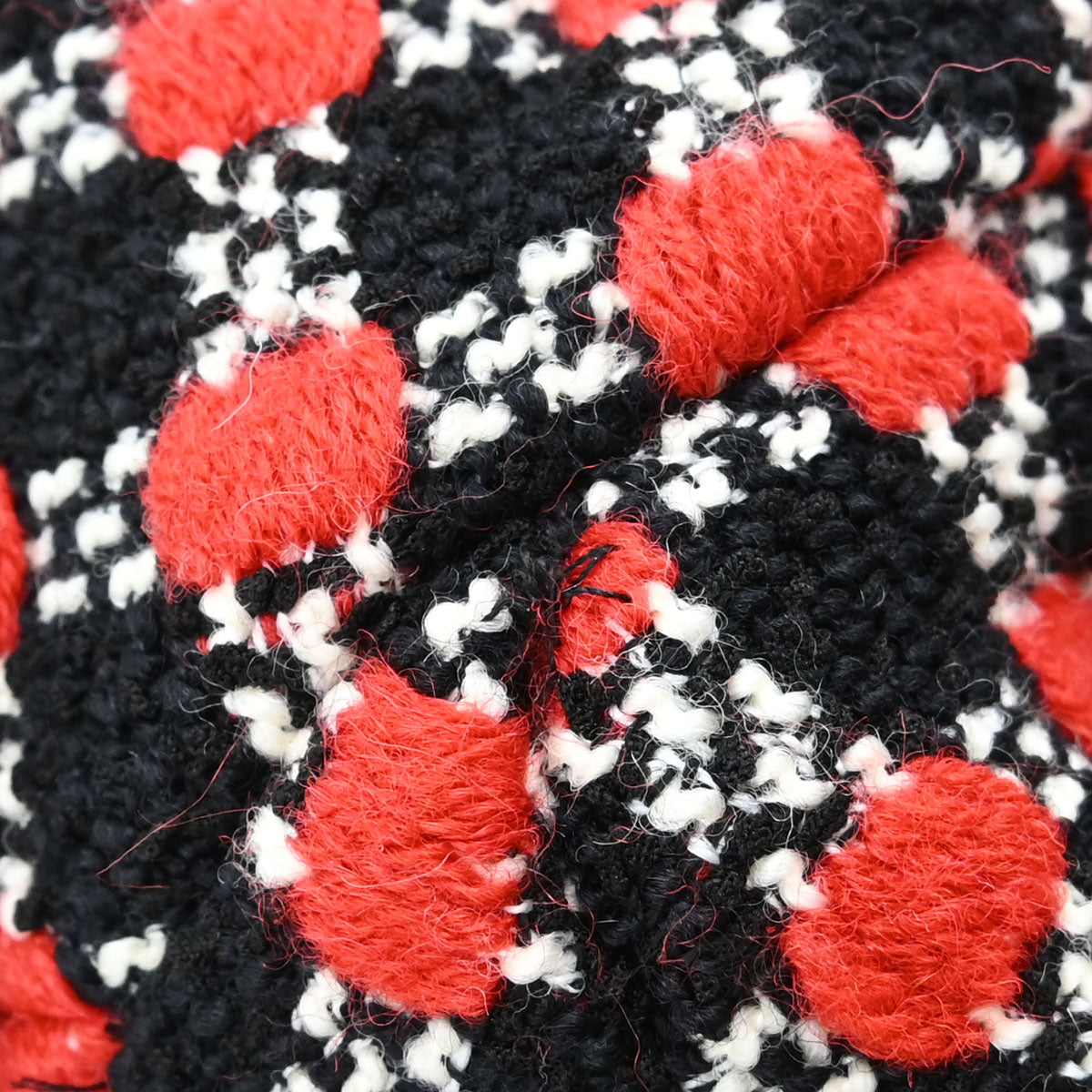 Chanel 2018 Coat Tweed Black Red #36