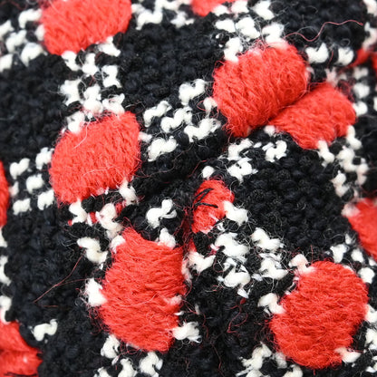 Chanel 2018 Coat Tweed Black Red #36