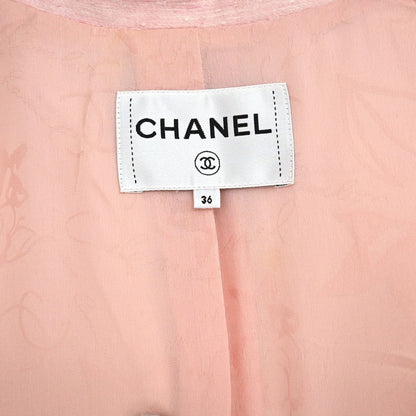 Chanel 2017 Single Breasted Jacket Pink #36