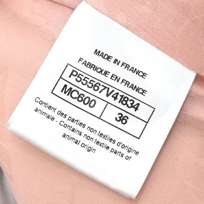 Chanel 2017 Single Breasted Jacket Pink #36
