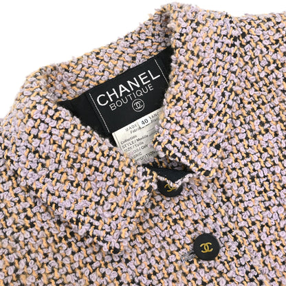 Chanel 1994 Tweed Jacket Light Purple #40