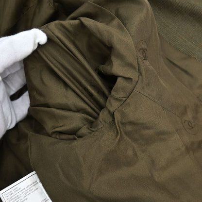 Chanel 1999 Single Breasted Jacket Khaki #38