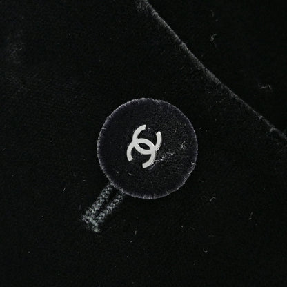 Chanel 1998 Double Breasted Jacket Black #36