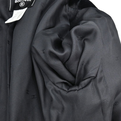 Chanel 1998 Double Breasted Jacket Black #36