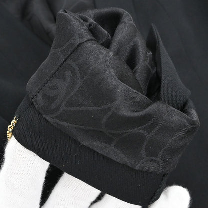Chanel 2001 Collarless Jacket Black #36