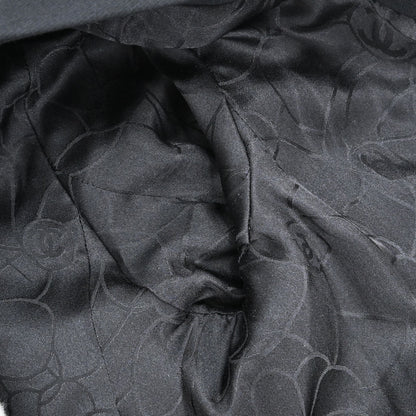 Chanel 2001 Collarless Jacket Black #36