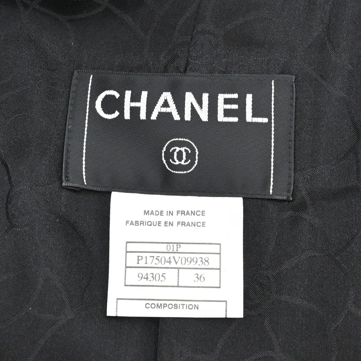 Chanel 2001 Collarless Jacket Black #36